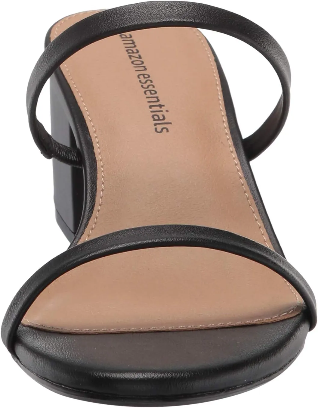 Amazon Essentials Women's Thin Two Strap Heeled Slide