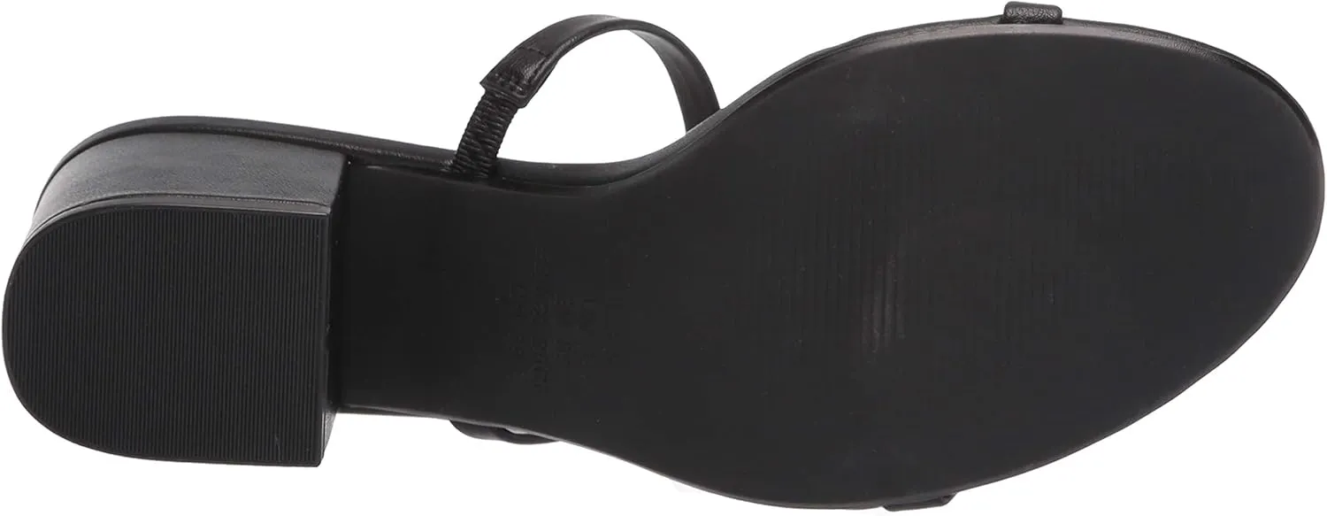 Amazon Essentials Women's Thin Two Strap Heeled Slide