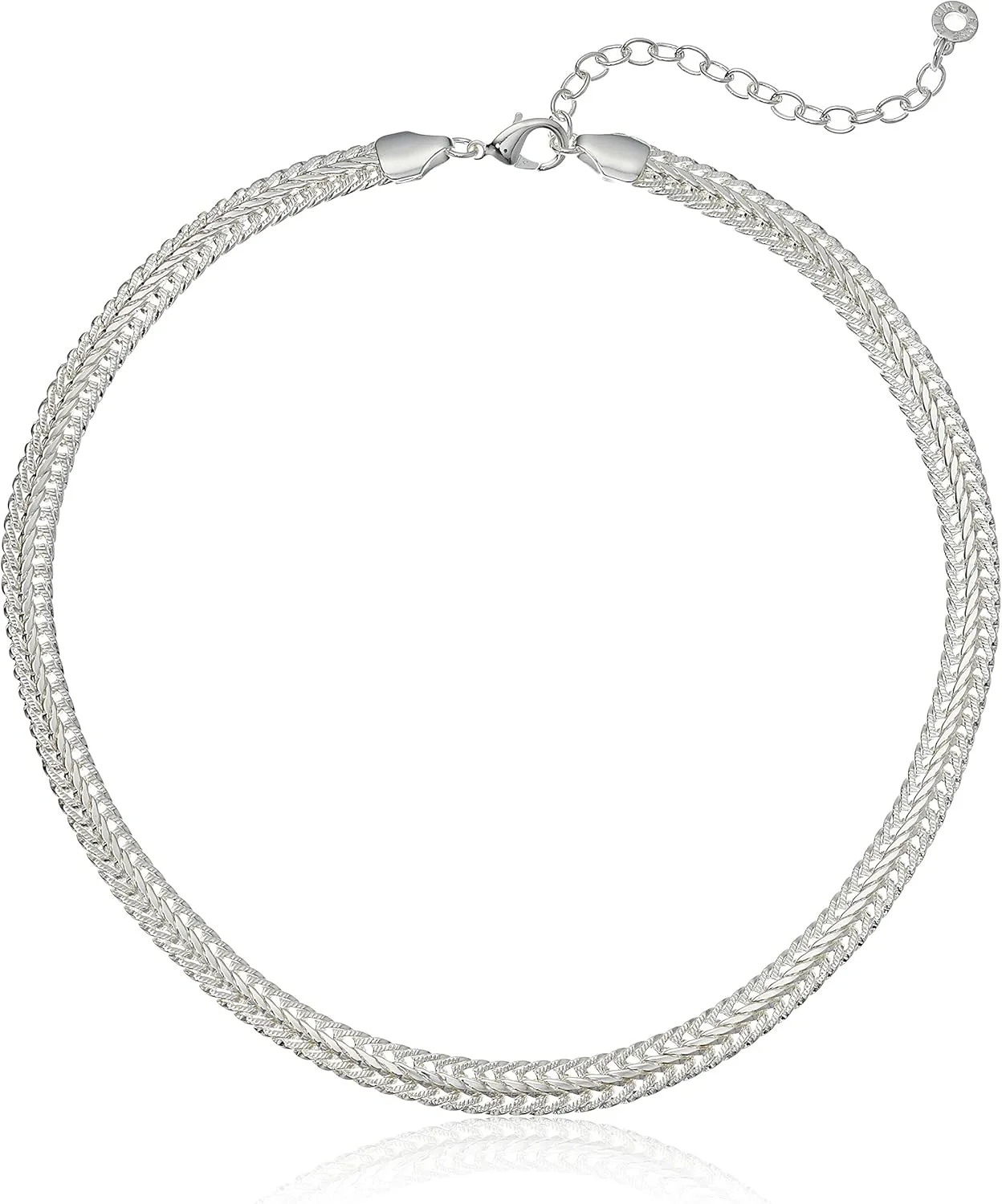 Anne Klein Classics Gold-Tone Flat Chain Necklace