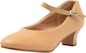 ARCLIBER Character Shoes for Women Ankle Strap 1.55" Dance Heels for Ballroom Salsa Tango
