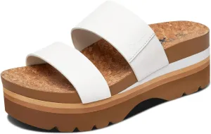 Athlefit Women's Arch Support Platform Slide Sandals Comfortable Crok Footbed Open Toe Slip On Summer Flatform Wedge Sandals