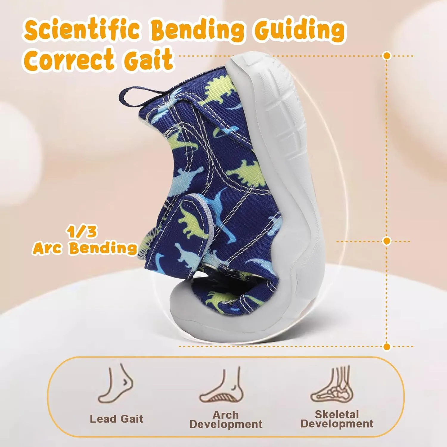 BARERUN Kids Canvas Shoes Running Shoes for Girls Boys Wide Toe Box Barefoot Toddler Sneakers Girls Boys School Shoes Non-Slip Toddler Tennis Shoes