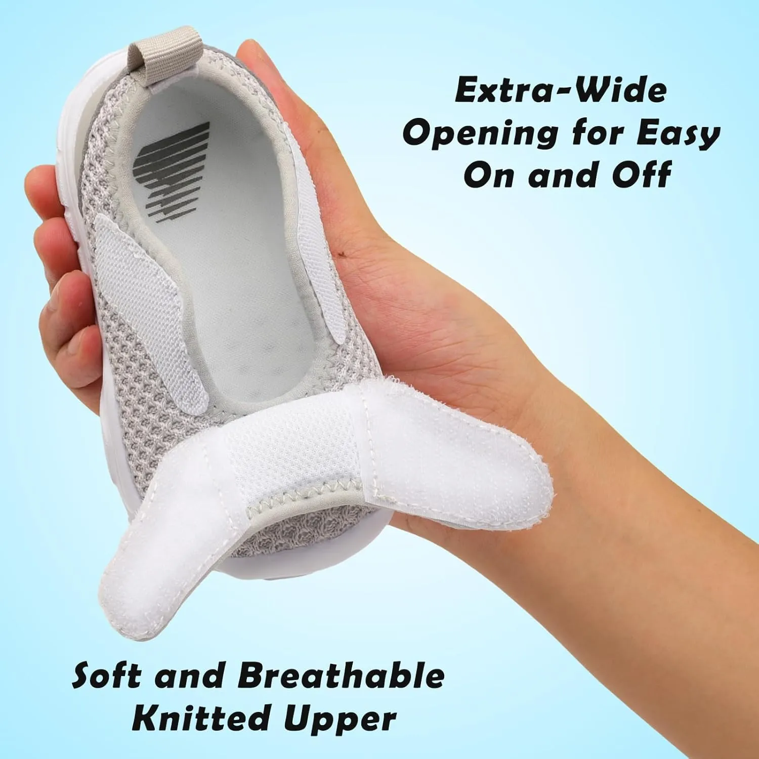 BARERUN Toddler Shoes Wide Toe Box Barefoot Toddler Sneakers Girls Boys Kids School Shoes Non-Slip Toddler Tennis Shoes Slip on Running Shoes for Girls Boys