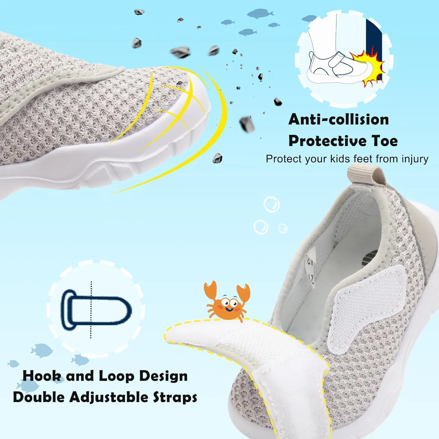 BARERUN Toddler Shoes Wide Toe Box Barefoot Toddler Sneakers Girls Boys Kids School Shoes Non-Slip Toddler Tennis Shoes Slip on Running Shoes for Girls Boys