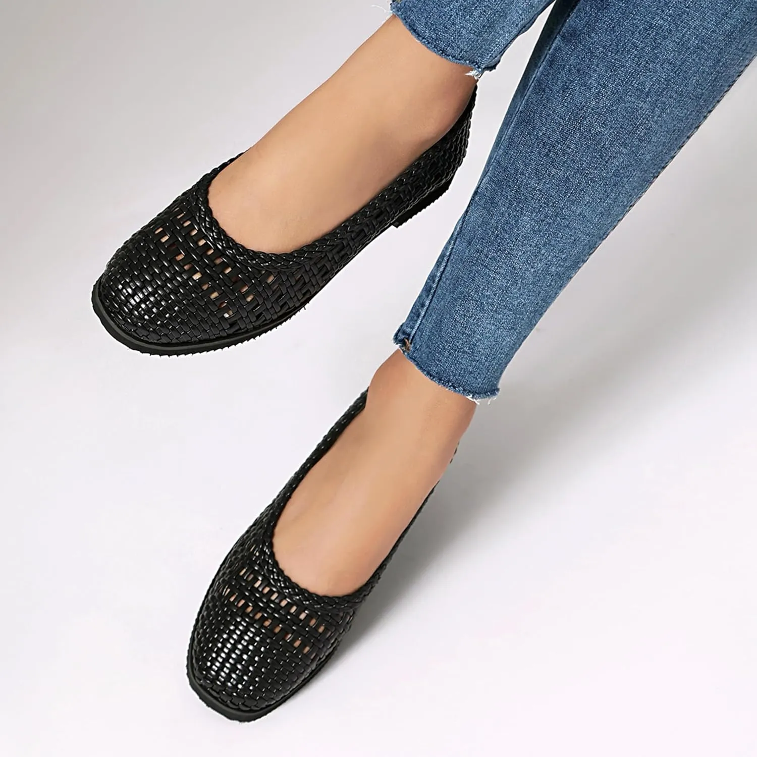 Braid Flat Women Round Toe Summer Beach Shoes