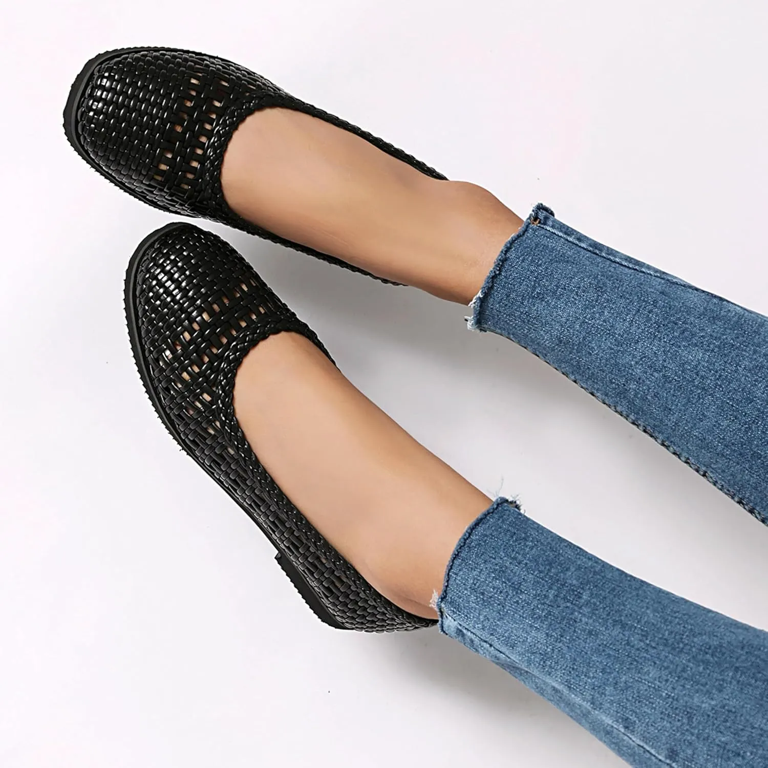 Braid Flat Women Round Toe Summer Beach Shoes