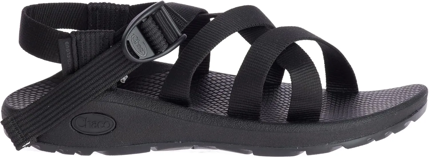 Chaco womens BANDED Z CLOUD Sport Sandal, SOLID BLACK, 11 M US