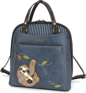 CHALA Convertible Mini Backpack Purse (Sloth)