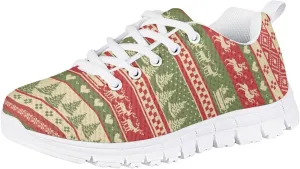 Christmas Shoes for Girls Boys Lightweight Casual Cute Athletic Sneakers Kids Running Shoes Holiday Outfit