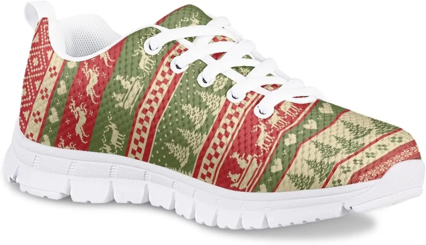 Christmas Shoes for Girls Boys Lightweight Casual Cute Athletic Sneakers Kids Running Shoes Holiday Outfit