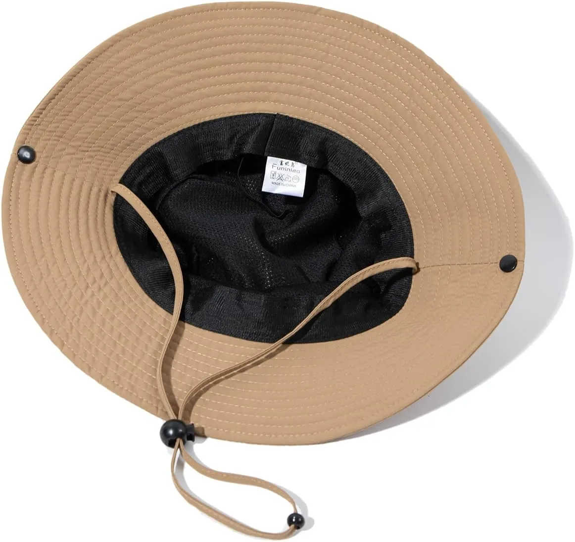 Clakllie Waterproof Fishing Hat Safari Cap Wide Brim Sun Hat Bucket Cap for Women Men Daily Wear Fashion Boonie Cowboy Caps