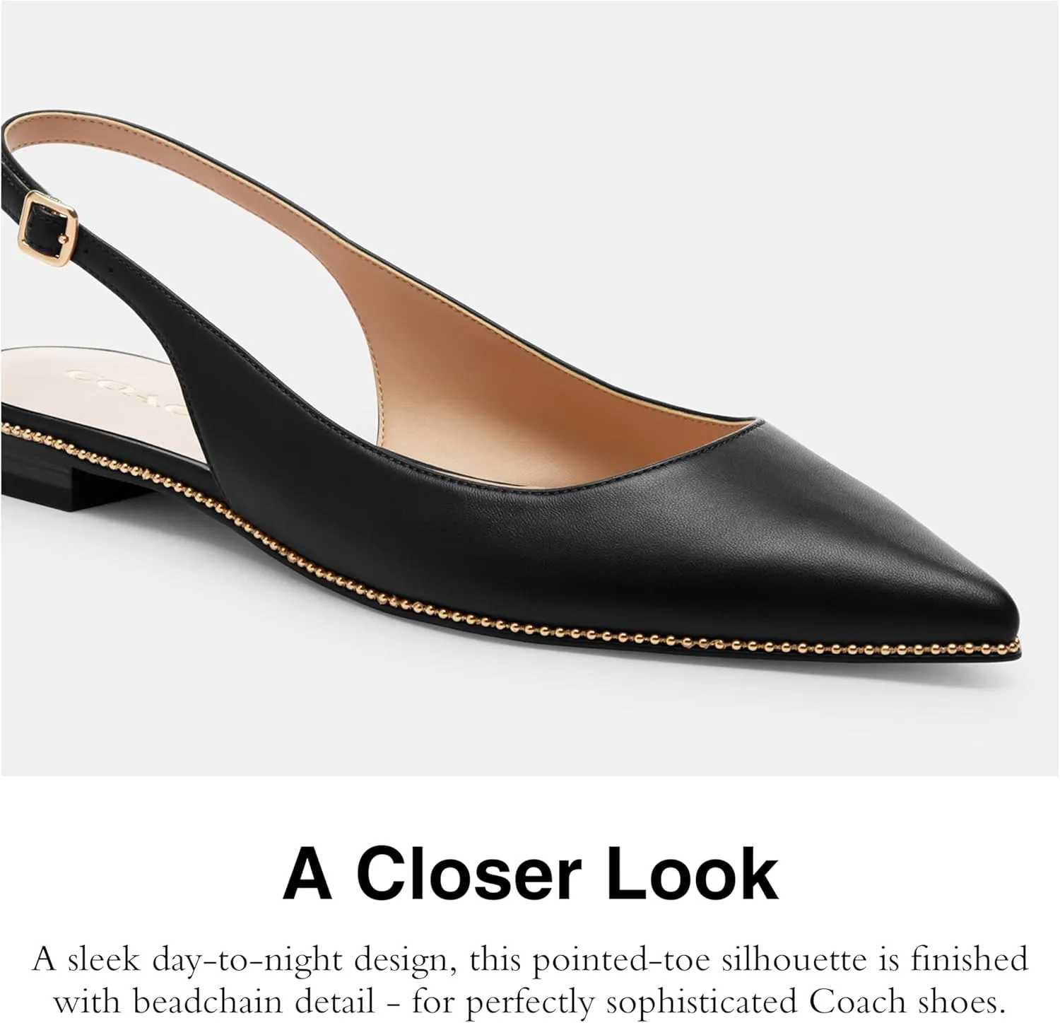 Coach Women's Claire Skimmer Ballet Flat