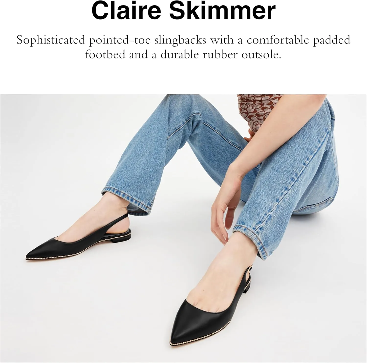 Coach Women's Claire Skimmer Ballet Flat