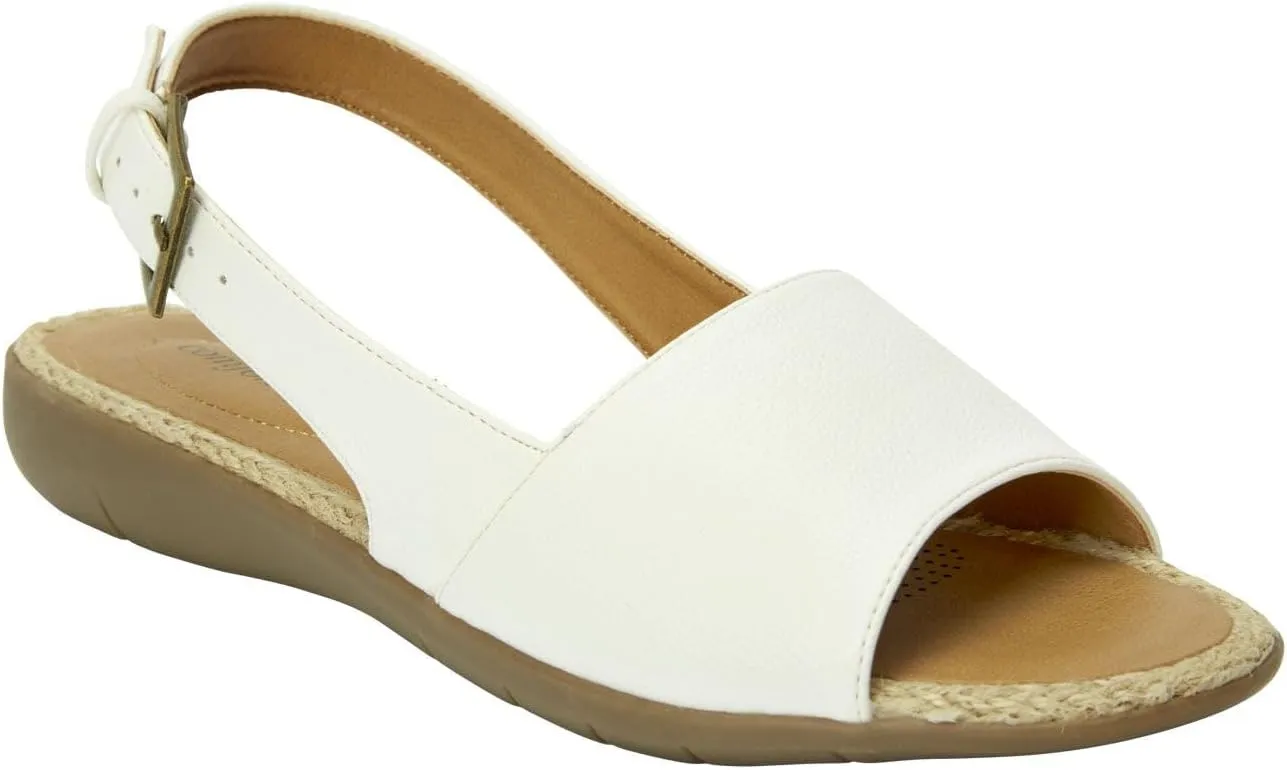 Comfortview Women's Wide Width The Adele Sling Sandal