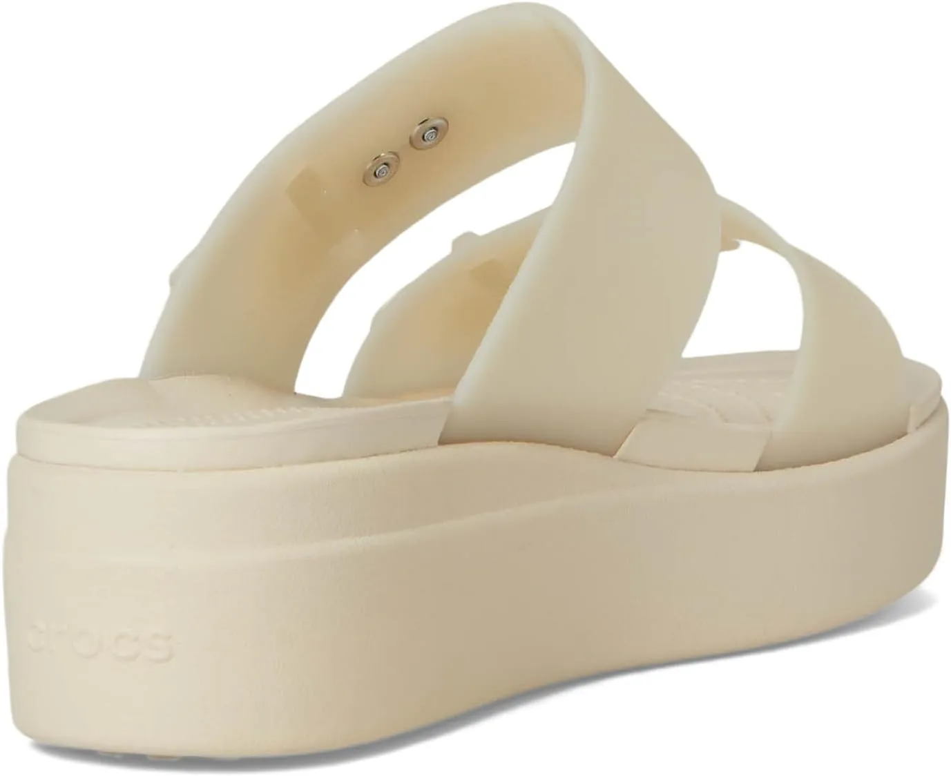 Crocs Women's Brooklyn Buckle Low Wedge, Platform Sandals