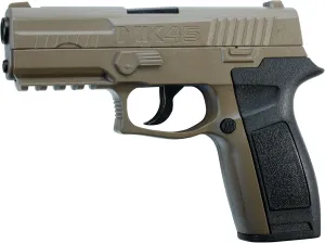 Crosman MK45 CO2-Powered Semi-Auto BB Air Pistol, Earth/Black