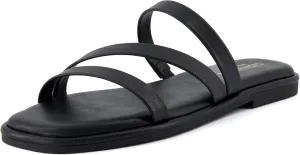CUSHIONAIRE Women's Treat slide sandal  Memory Foam, Wide Widths Available