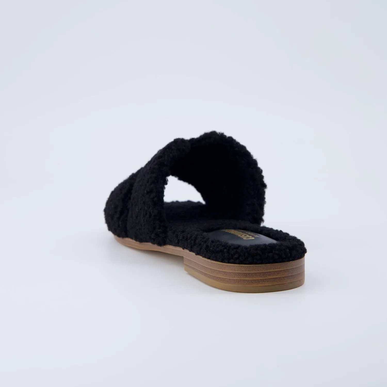 CUSHIONAIRE Women's Visa cozy slide sandal  Memory Foam, Wide Widths Available