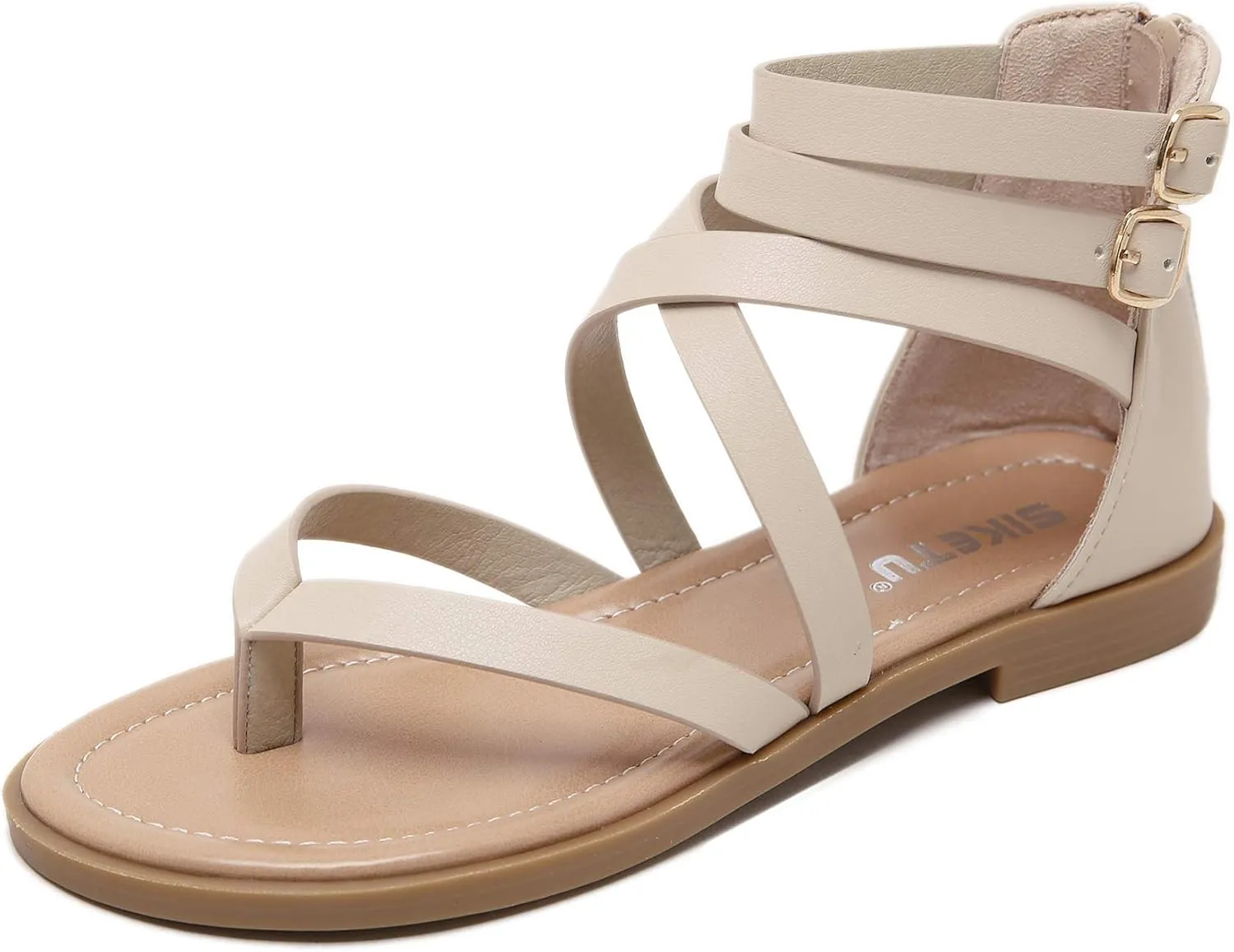 DKCHENH Ethnic Style Women's Summer Casual Vintage Sandals Flat Shoes Outdoor Shoes