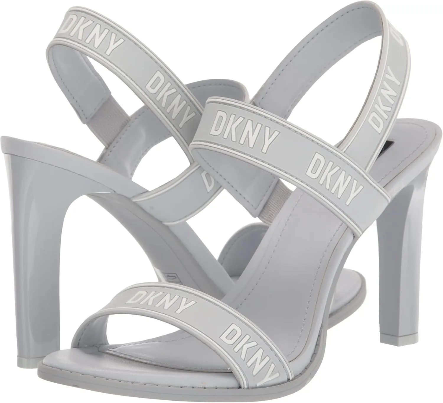 DKNY Women's Logo Slingback Open Toe Heel Heeled Sandal