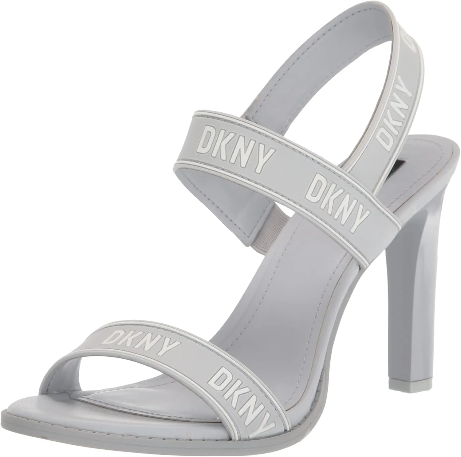 DKNY Women's Logo Slingback Open Toe Heel Heeled Sandal