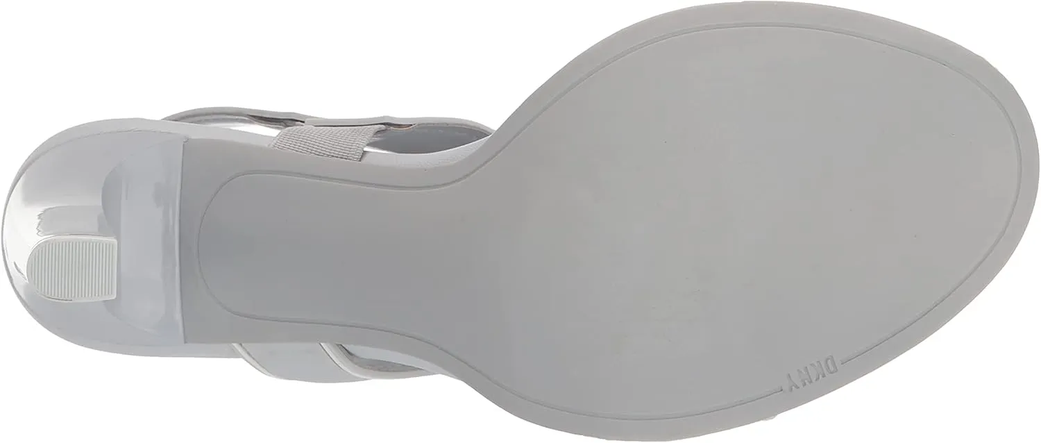 DKNY Women's Logo Slingback Open Toe Heel Heeled Sandal