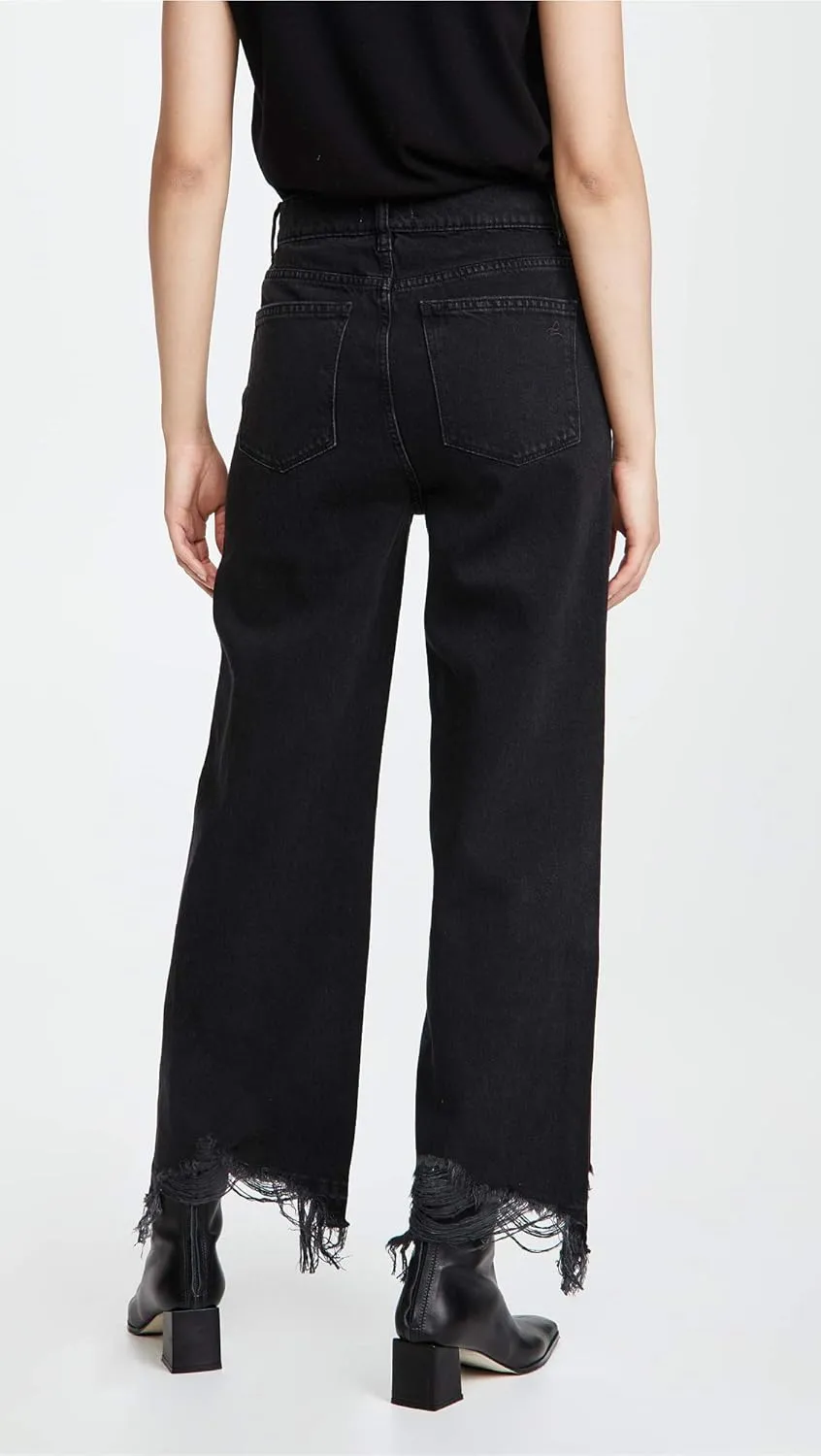 DL1961 Women's Hepburn Wide Leg High Rise Jeans