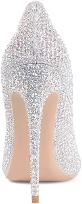 Elisabet Tang Women Pumps, Pointed Toe High Heel 4.7 inch/12cm Party Stiletto Heels Shoes