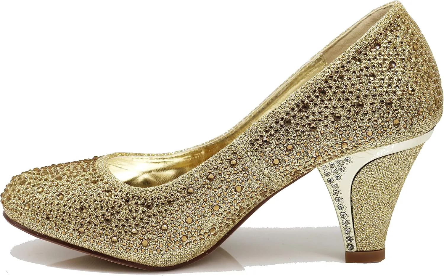 Enzo Romeo Lime01 Womens Open Toe Low Heel Wedding Rhinestone Wedge Sandal Shoes