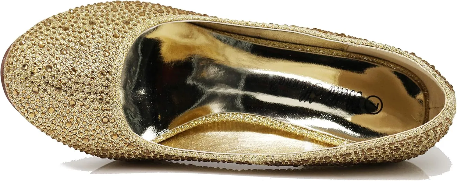 Enzo Romeo Lime01 Womens Open Toe Low Heel Wedding Rhinestone Wedge Sandal Shoes