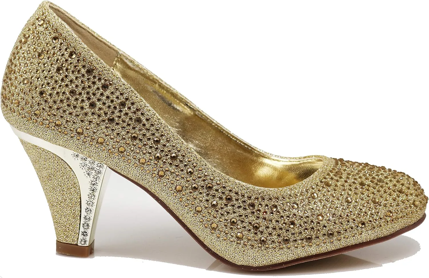 Enzo Romeo Lime01 Womens Open Toe Low Heel Wedding Rhinestone Wedge Sandal Shoes
