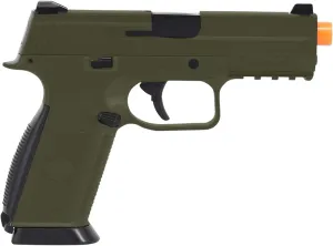 FN Herstal FNS-9 Airsoft Spring Pistol – w/ABS Polymer Spring Airsoft Pistol (Ranger Green)