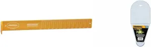 Frabill 1551 2.5" Wide 22" Long Gold Anodized Aluminum Measuring Board and 12" Frabill EZ Crappie Check'R Fish Measurer Bundle