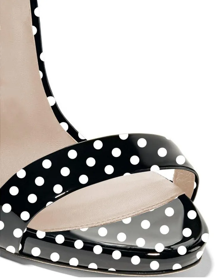 FSJ Women Sexy High Heel Stiletto Sandal Back Strap Slingback Open Toe Evening Party Dance Graceful Shoes Size 4-15 US