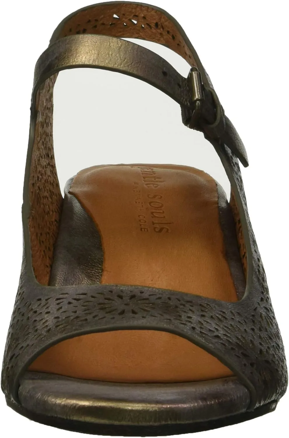 Gentle Souls by Kenneth Cole womens Cheryl 2 Peep Toe Sandal