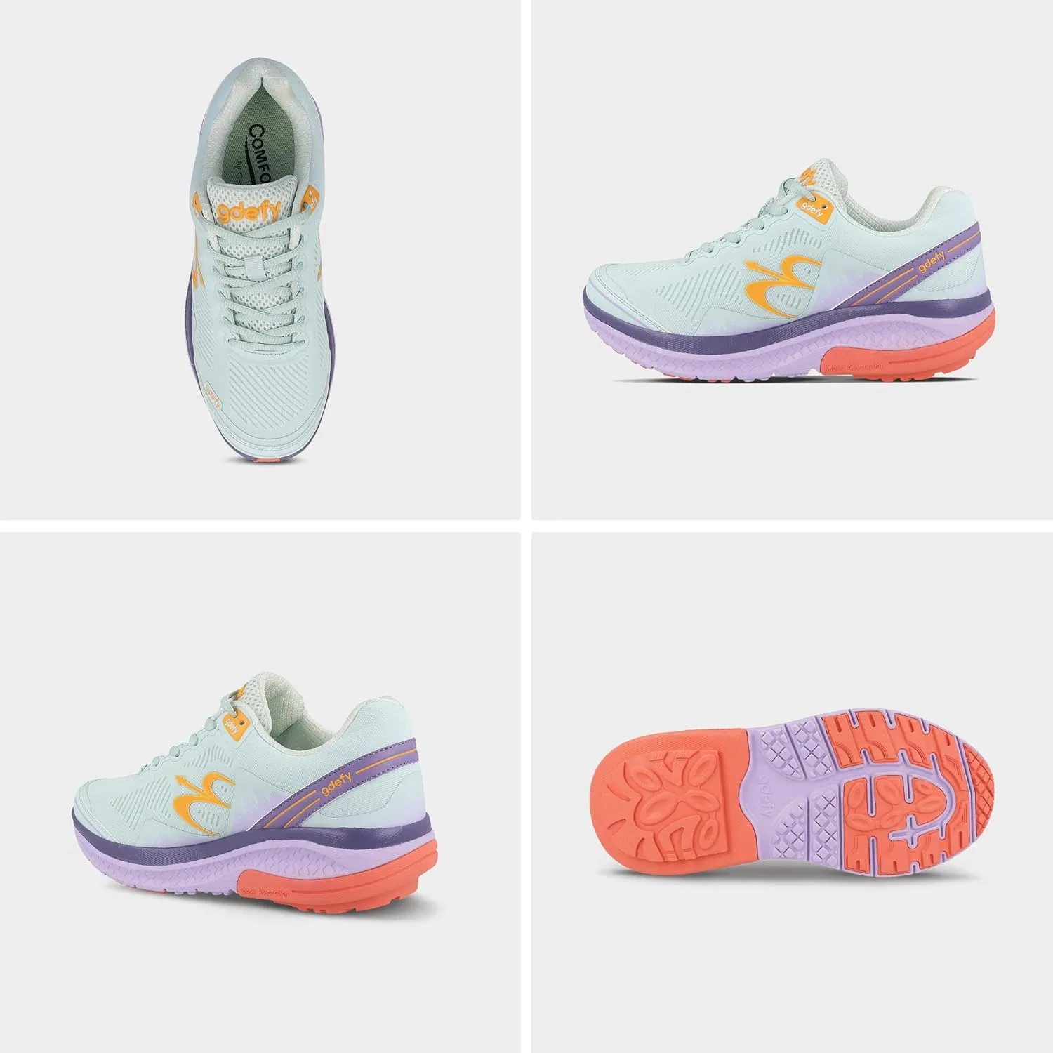 Gravity Defyer G-DEFY Mighty Walk Women's Orthopedic Walking Shoe with VersoShock Technology - Style1
