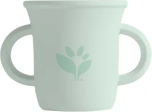 green sprouts® Silicone Learning Cup, 12mo , Platinum-cured Silicone, Sterilizer Safe, Tested for Hormones - Sage