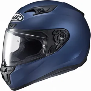 HJC i10 Solid Natural Motorcycle Helmet, DOT Approved (Semi Flat Metallic Blue, X-Large)