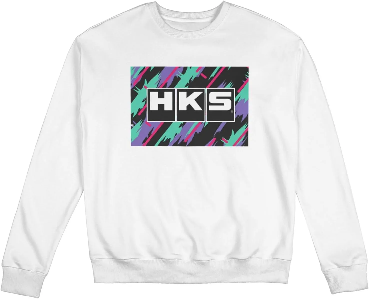 Hks Japanese Aftermarked Car Parts Sweatshirt Unisex Crew Neck Sweatshirt Casual