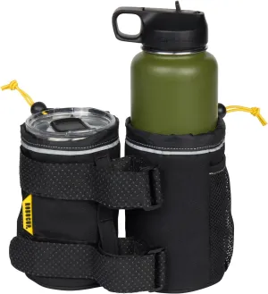 Insulated Dual Extreme Drink Holder with Rubberized Straps, Ruggedized Design for Boats, UTV, Offroad, Golf Carts, Work, Home, Travel