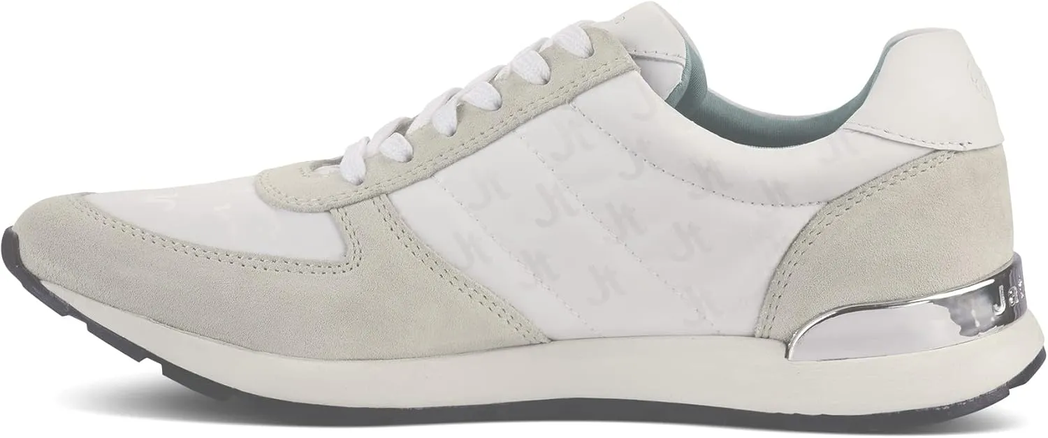 JATAREA Women's Fashion Sneakers – Genuine Leather Casual Shoes, Comfortable Cushioned Insole, TPR Rubber - Ethylene Vinyl Sole, Stylish Lifestyle, Lightweight & Durable Travel Sneakers