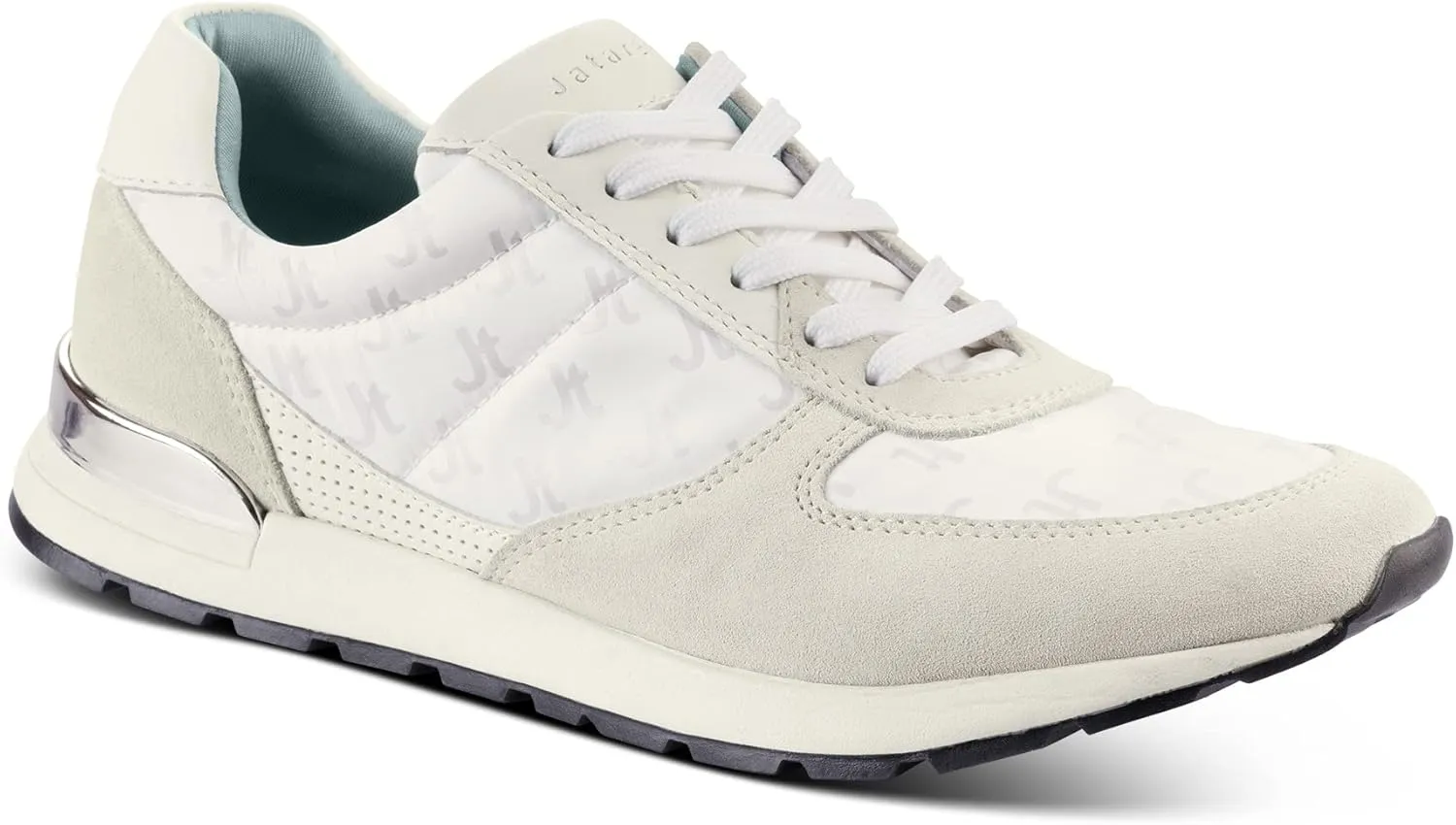 JATAREA Women's Fashion Sneakers – Genuine Leather Casual Shoes, Comfortable Cushioned Insole, TPR Rubber - Ethylene Vinyl Sole, Stylish Lifestyle, Lightweight & Durable Travel Sneakers