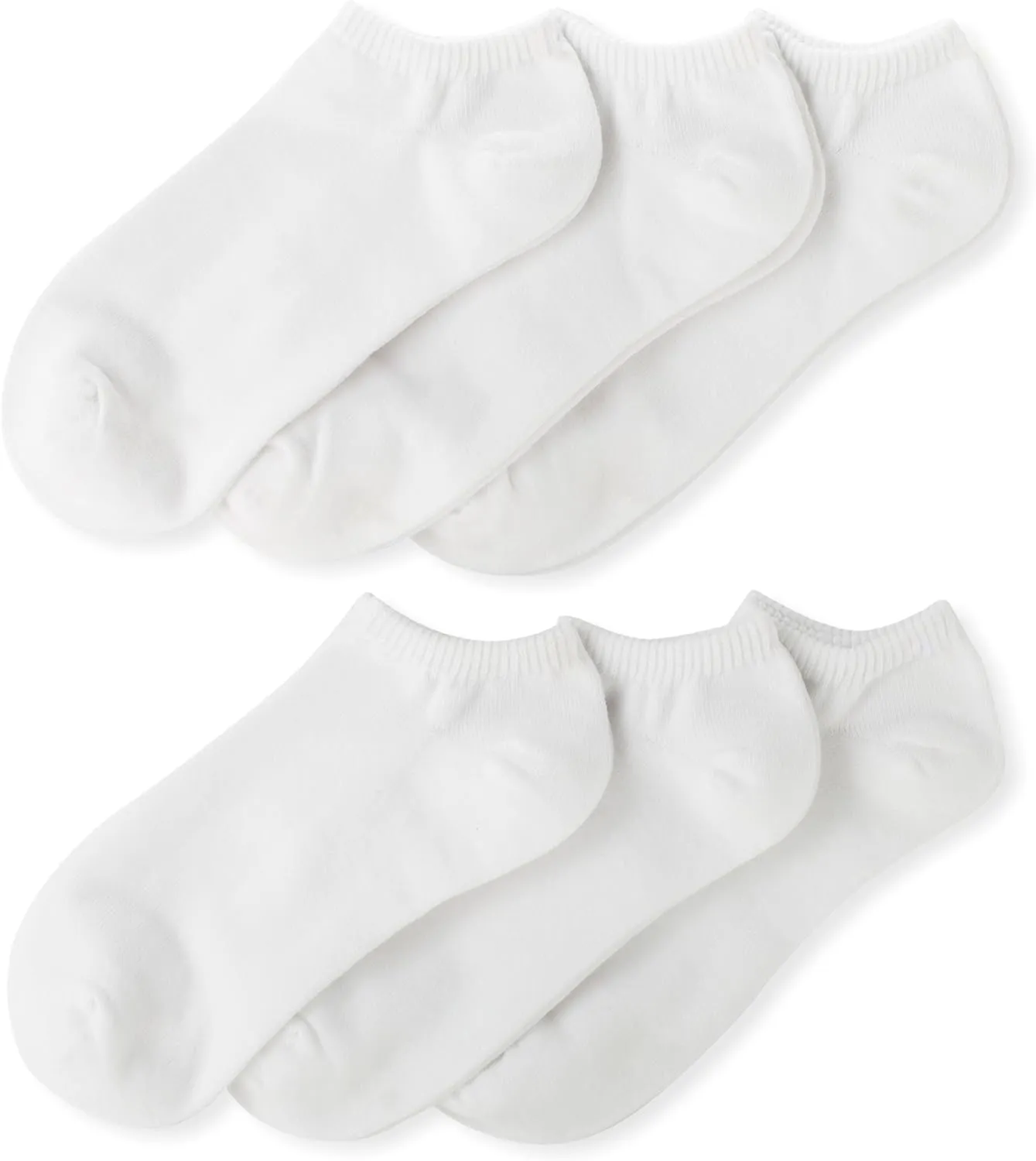 Jefferies Socks Girls 2-6X Seamless Capri Liner 6 Pair Pack