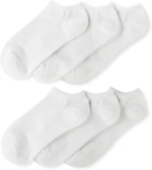 Jefferies Socks Girls 2-6X Seamless Capri Liner 6 Pair Pack