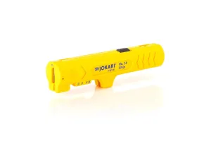 Jokari 30140 Strip for Cable Stripping of Common Round Cables and Flat Cables, No.14, 12.4cm L x 3.5cm W x 2.5cm H