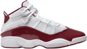 Jordan Mens 6 Rings White/Team Red