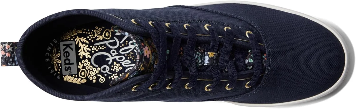 Keds Women's X Rifle Paper The Platform Mid Bramble Fields Sneaker