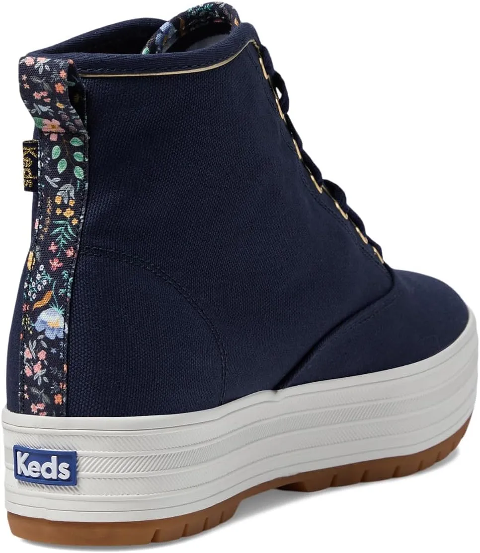 Keds Women's X Rifle Paper The Platform Mid Bramble Fields Sneaker