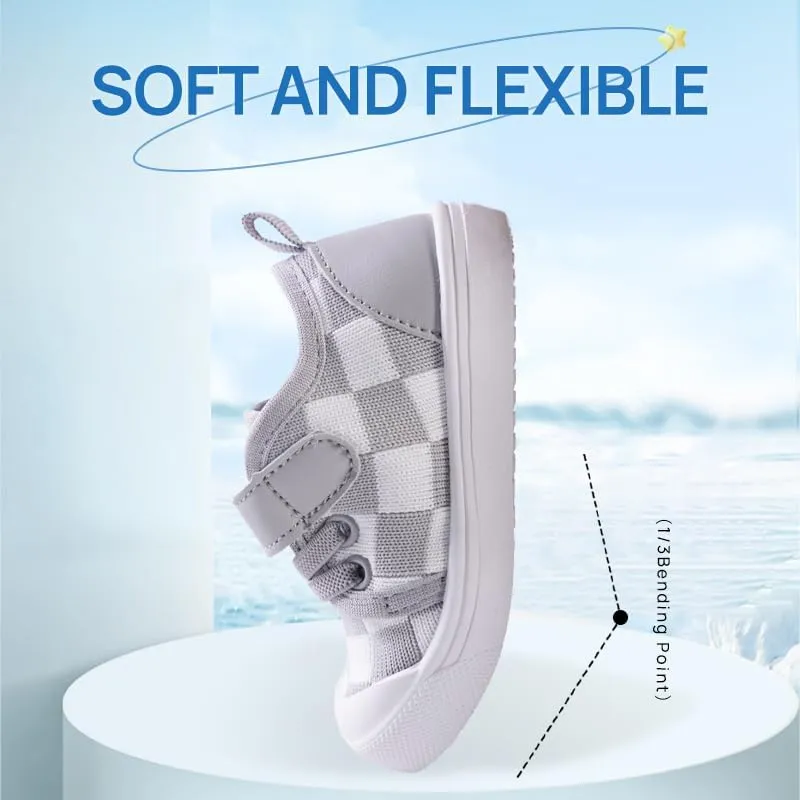 Knitted Slip-On Sneakers for Toddlers, Kids,Toddler Shoes, Baby Sneakers Girls Boys, Baby Walking Shoes, Non-Slip Fashion Baby Shoes, Lightweight Baby Socks Shoes,Daycare Shoes