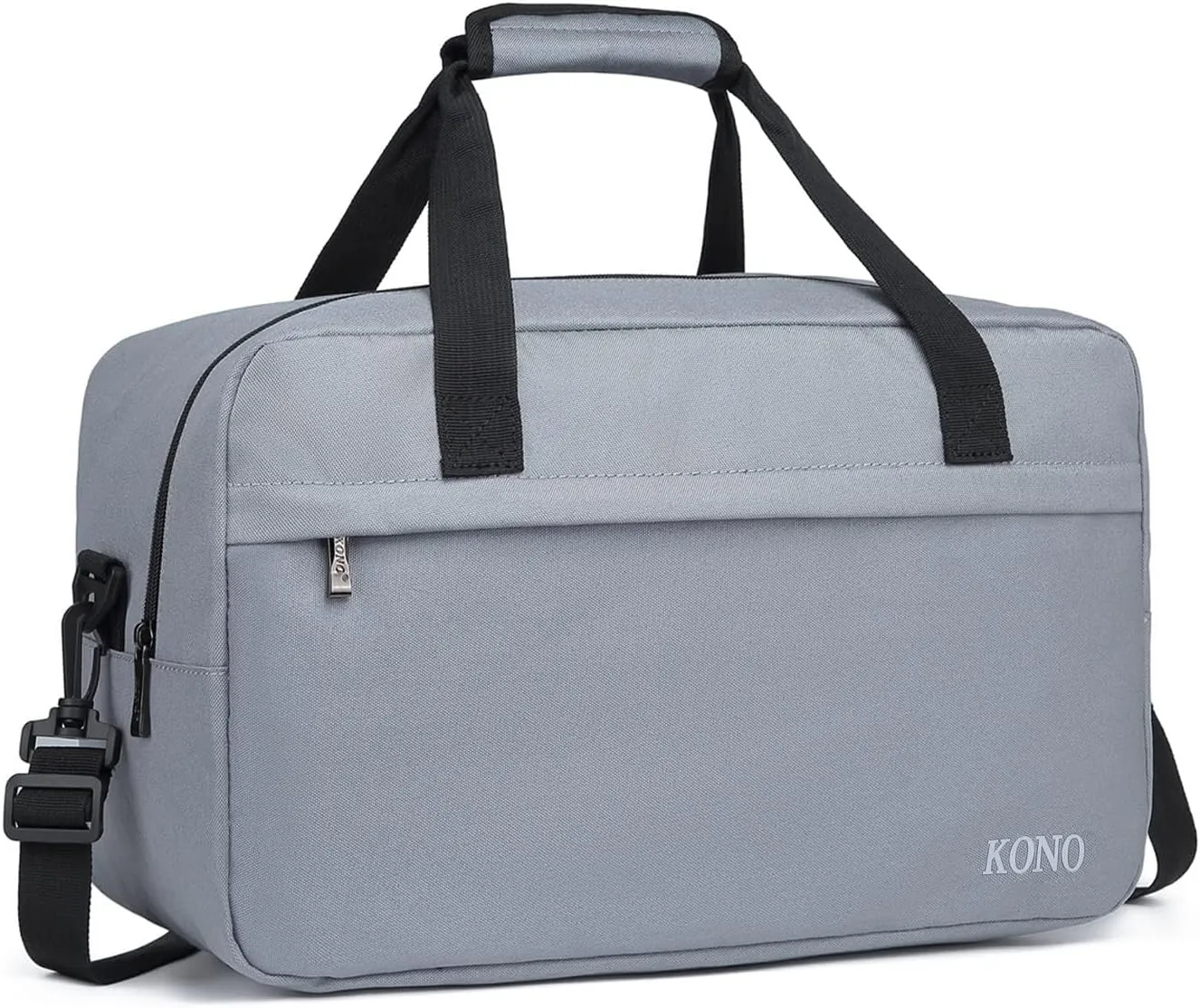Kono Travel Duffels Bag, Cabin Luggage Under Seat Flight Carry-on Bag Unisex Sports Holdall (Grey, 20L)